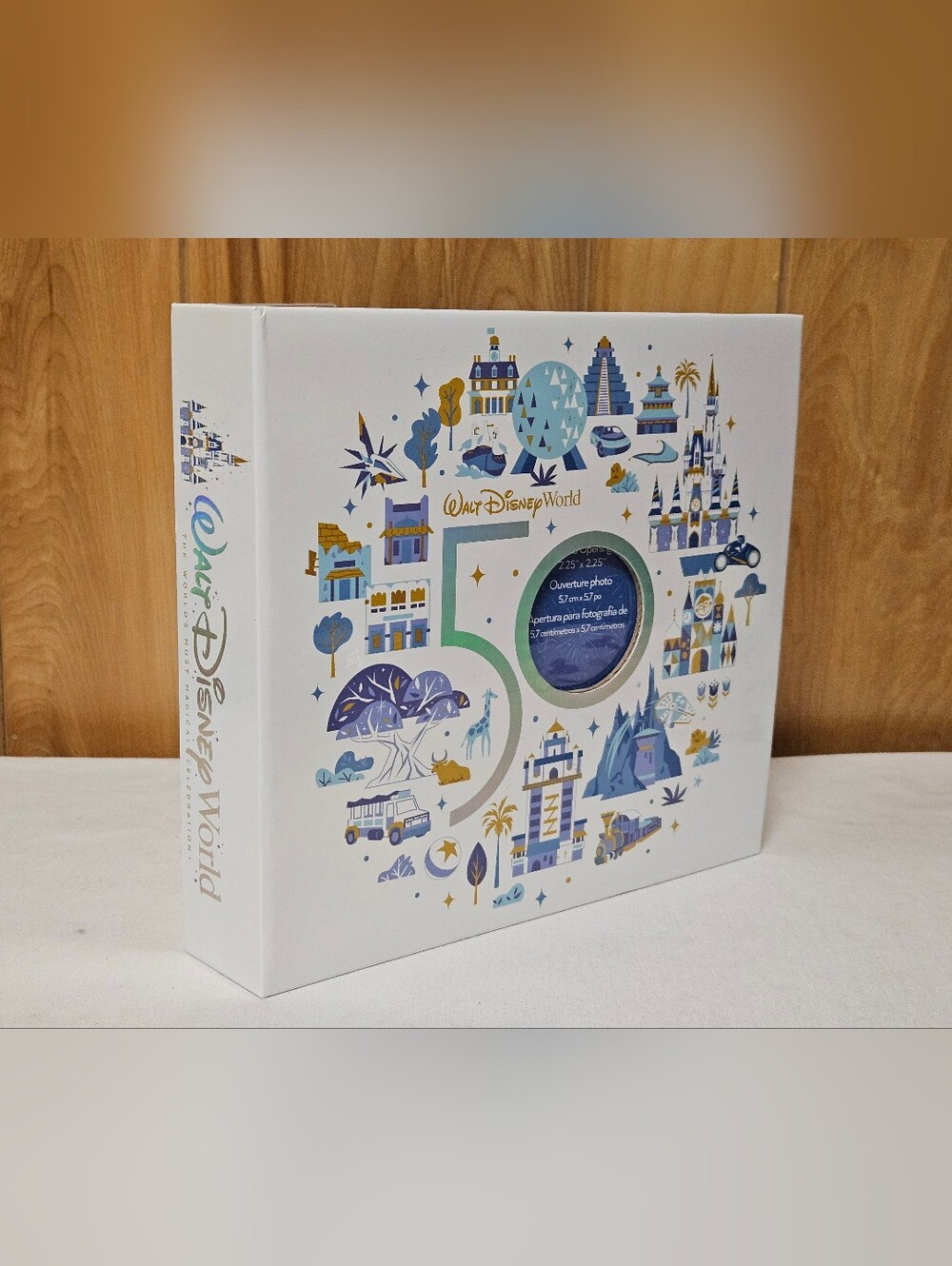 New Disney 50th Anniversary White Picture Photo Album